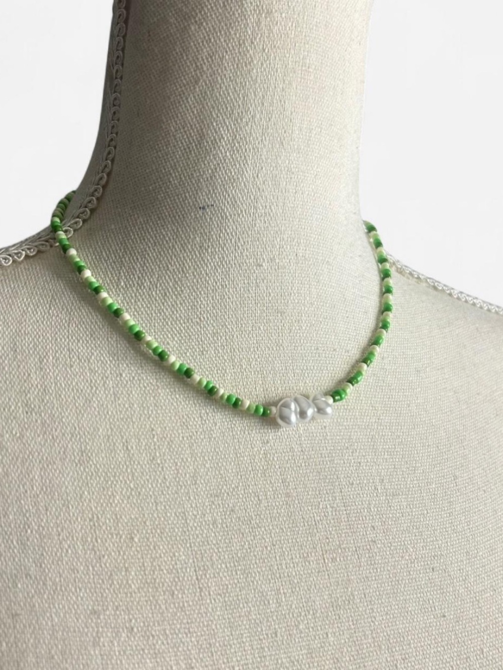 Green Pearl Necklace